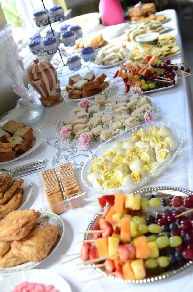 Finger Food Ideas For A Party
 Tea party birthday finger food Jessica Workman I could