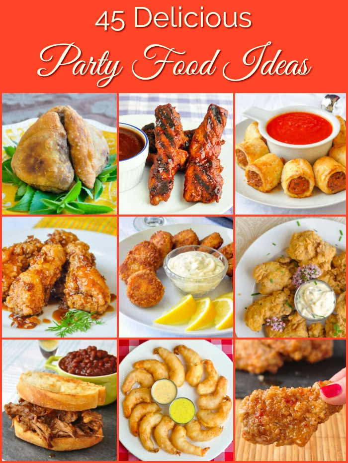 Finger Food Ideas For Party
 45 Great Party Food Ideas from sticky wings to elegant