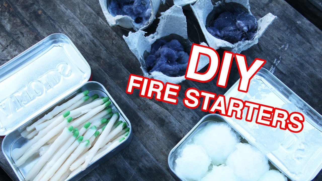 Fire Starter Kit DIY
 Easy DIY Fire Starter