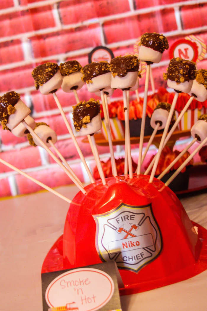 Firefighter Birthday Party Supplies
 Kara s Party Ideas Firehouse Fireman Themed Birthday Party