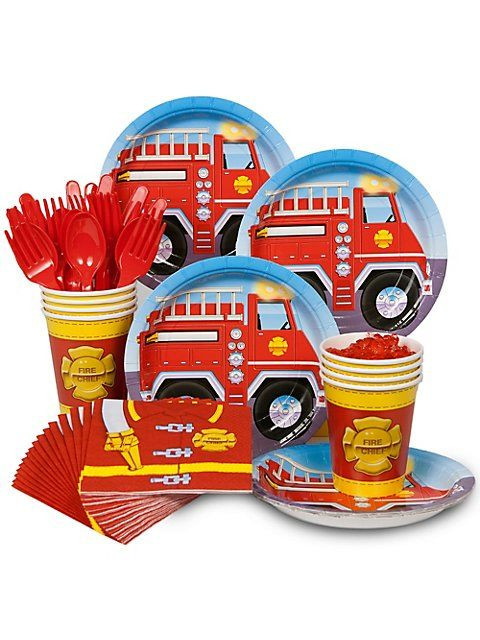 Firefighter Birthday Party Supplies
 Firefighter Birthday Party Ideas