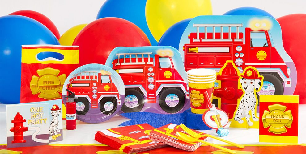 Firefighter Birthday Party Supplies
 Firefighter Party Supplies