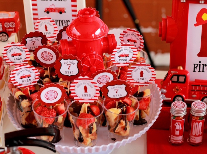 Firefighter Birthday Party Supplies
 Kara s Party Ideas Firefighter Birthday Party