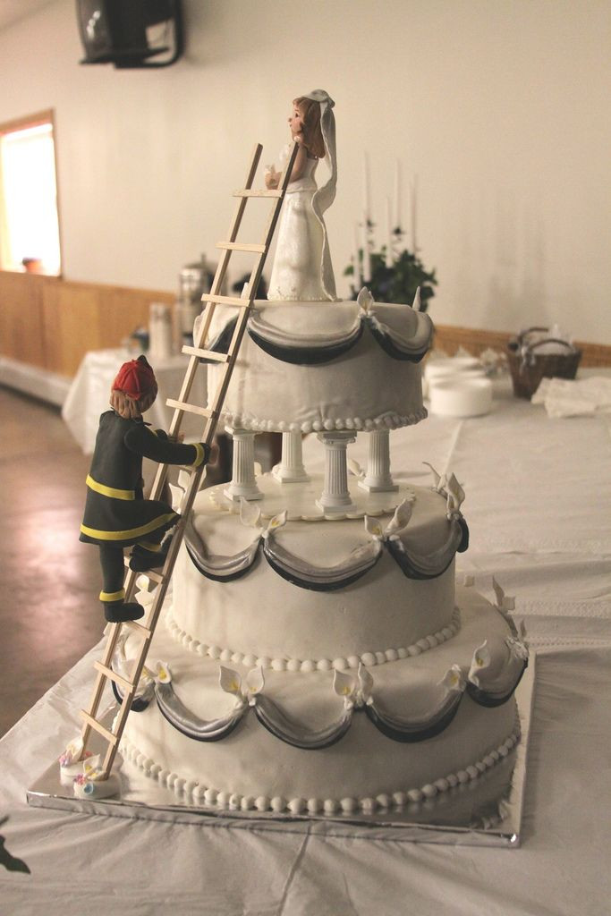Firefighter Wedding Cake
 52 best Firefighter Stuff images on Pinterest