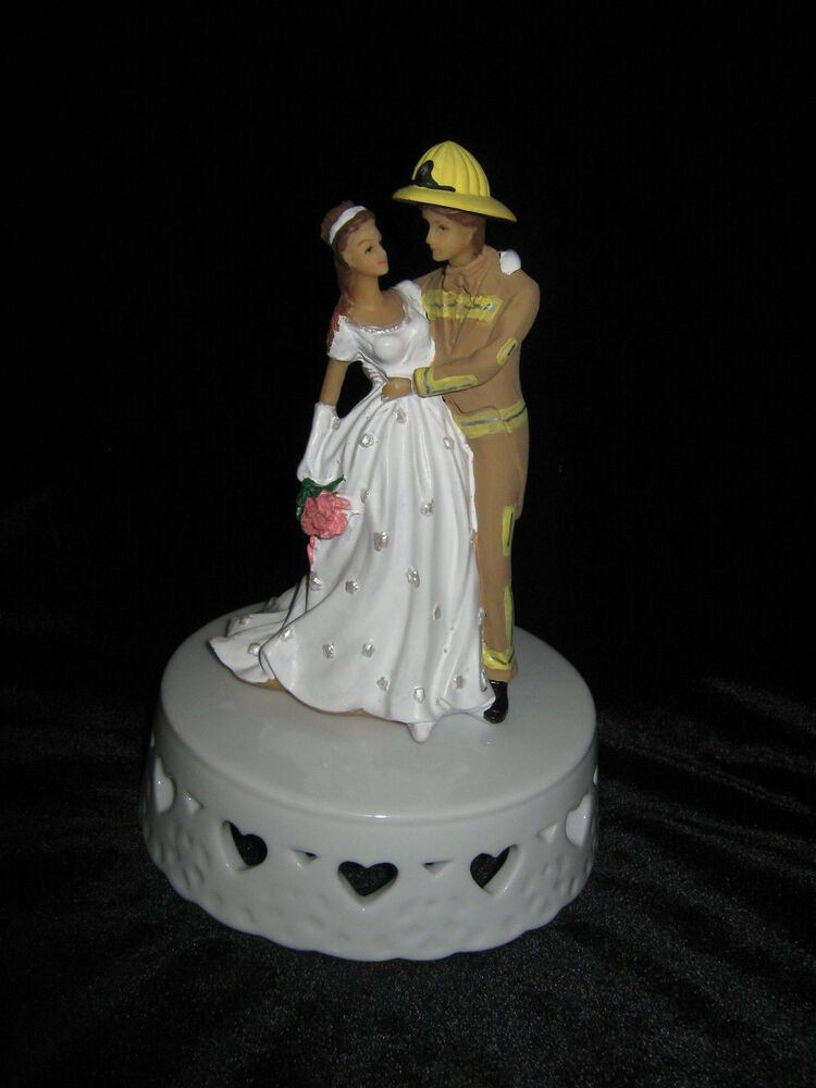 Firefighter Wedding Cake
 Wedding Reception Party Fireman Firefighter Custom Paint