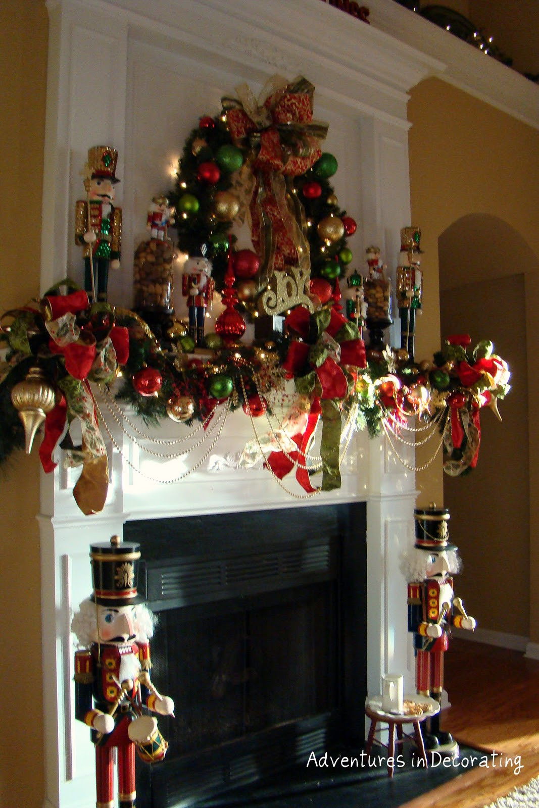 Fireplace Decorations For Christmas
 Adventures in Decorating Ready for Santa