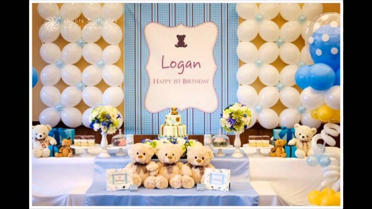 First Birthday Party Theme Ideas
 1st birthday party themes decorations at home for boys