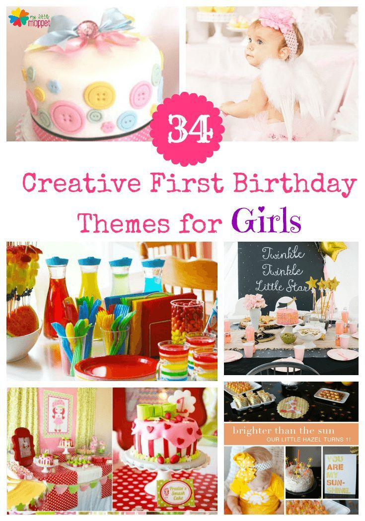 First Birthday Party Theme Ideas
 34 Creative Girl First Birthday Party Themes & Ideas