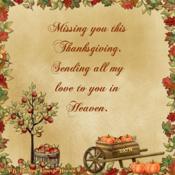 First Thanksgiving Quotes
 Missing you this Thanksgiving Missing you