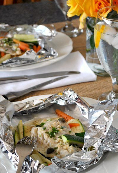 Fish Packet Recipes
 Quick Baked Cod Foil Packets