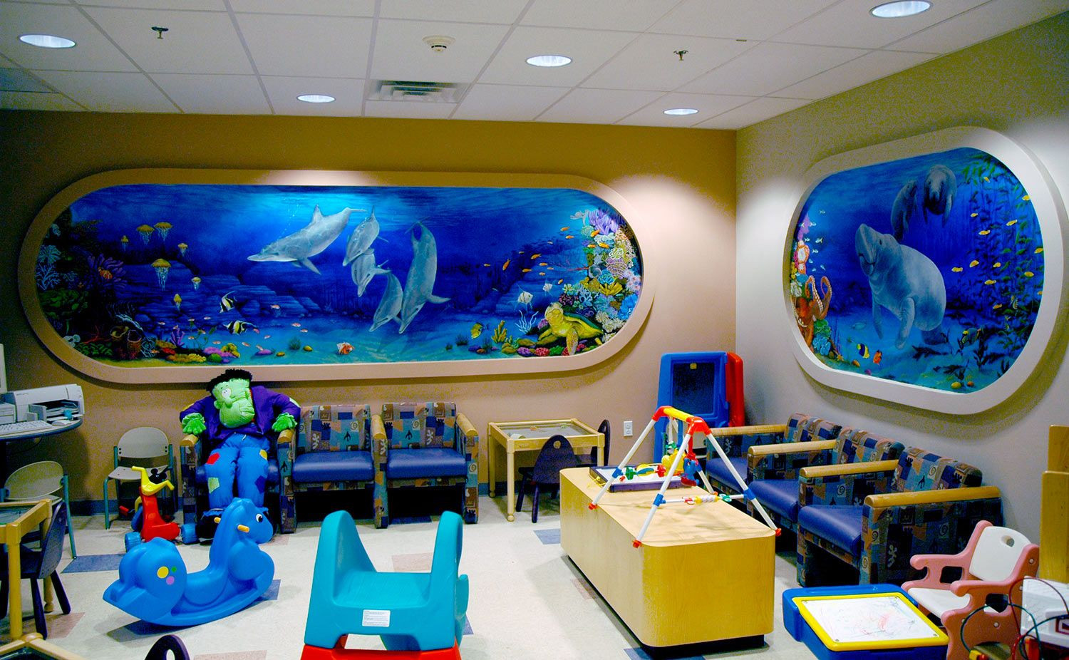 Fish Tanks For Kids Rooms
 Basement mural idea Basement idea in 2019
