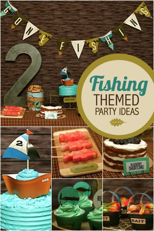 Fishing Themed Birthday Party
 Fishing Themed Birthday Party Ideas