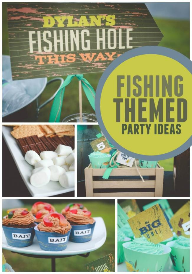 Fishing Themed Birthday Party
 A Reel y Fun Boy s Fishing Birthday Party Spaceships and