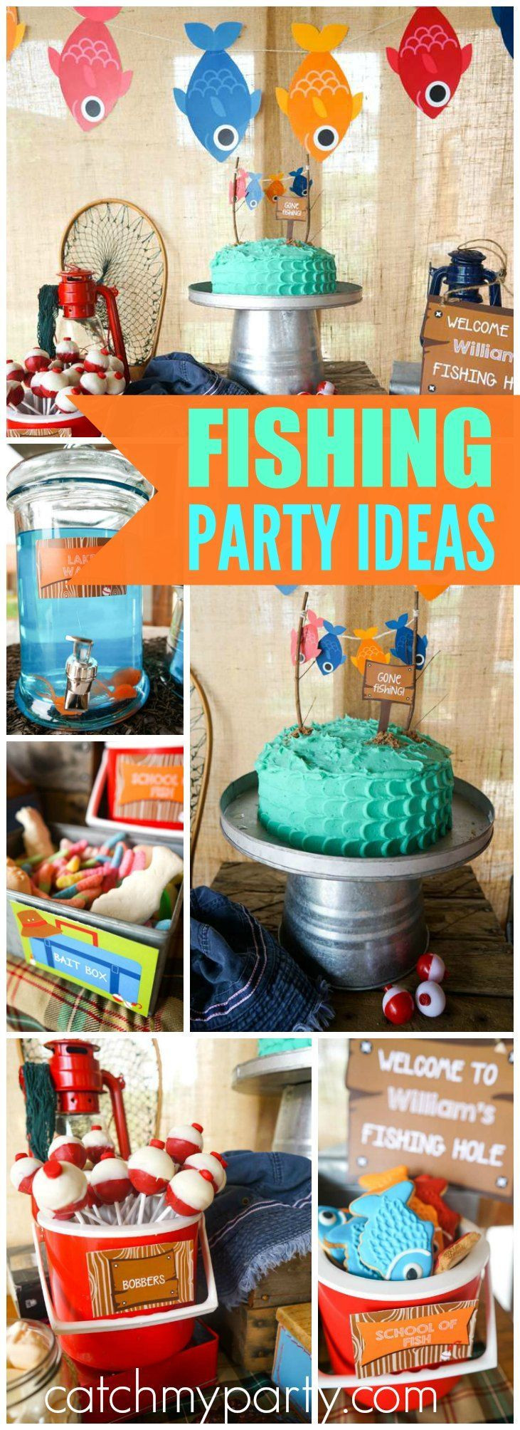Fishing Themed Birthday Party
 You have to see this “Gone Fishing” themed party See more
