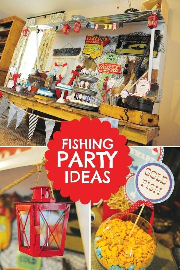 Fishing Themed Birthday Party
 20 Fishing Themed Birthday Party Ideas Spaceships and