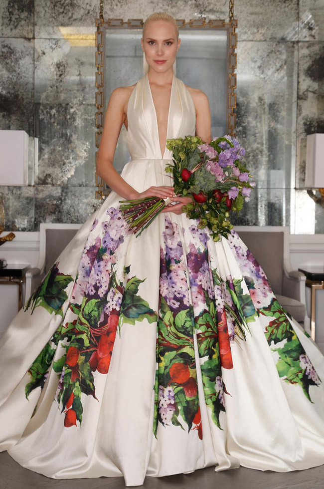 Floral Print Wedding Dress
 Top 10 Wedding Dress Trends for 2016
