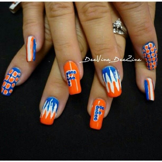 Florida Gator Nail Designs
 114 best images about Gator Girl on Pinterest