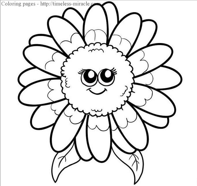 Flower Coloring Pages For Girls
 Coloring pages for girls flowers