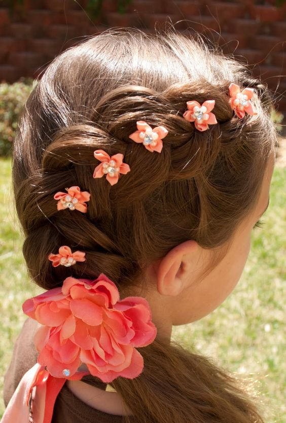 Flower Girl Braid Hairstyles
 Dutch flower braid Perfect for flower girl