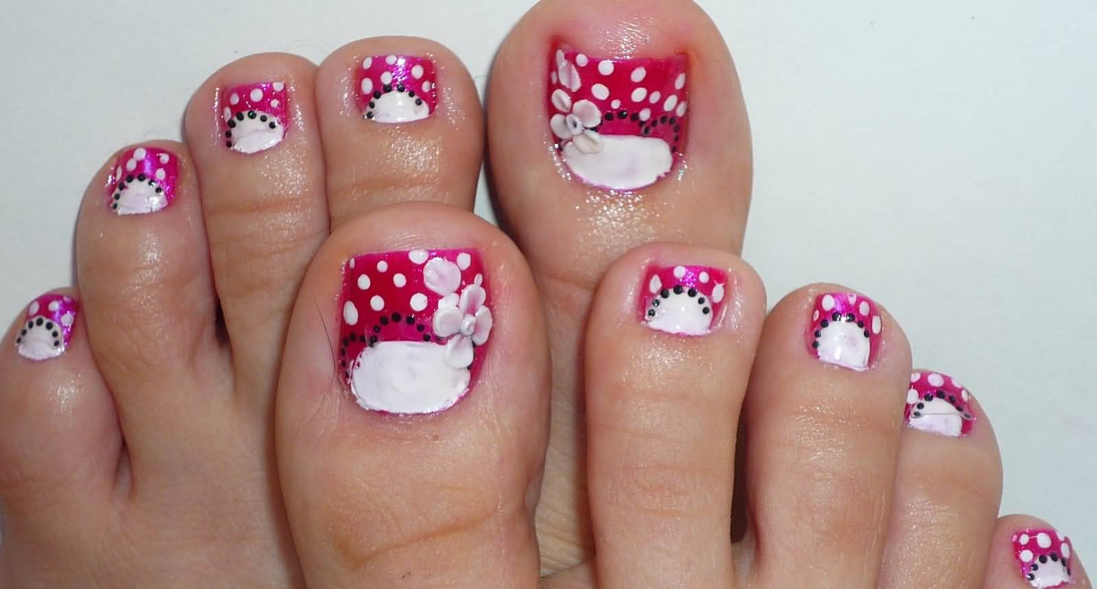 Flower Toe Nail Art
 50 Most Beautiful And Stylish Flower Toe Nail Art Design