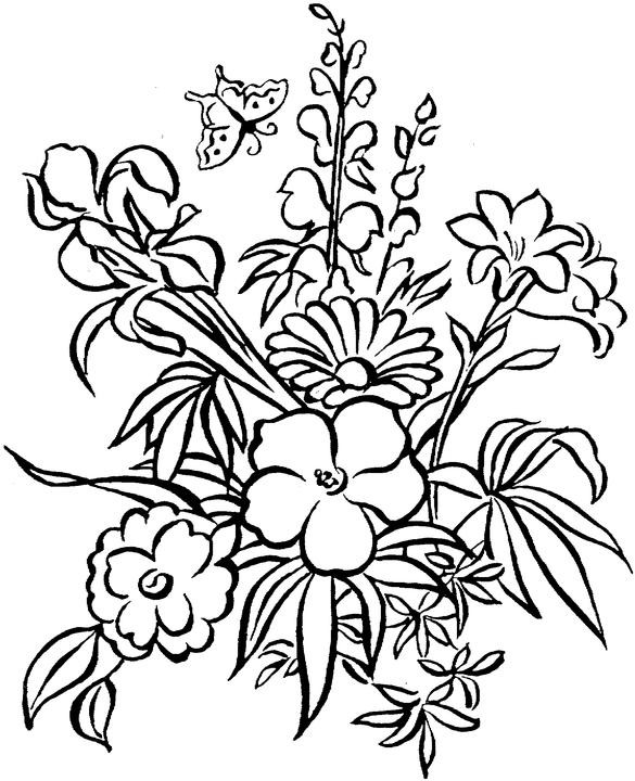 Flowers Coloring Pages For Adults
 Free Flower Coloring Pages For Adults Flower Coloring Page