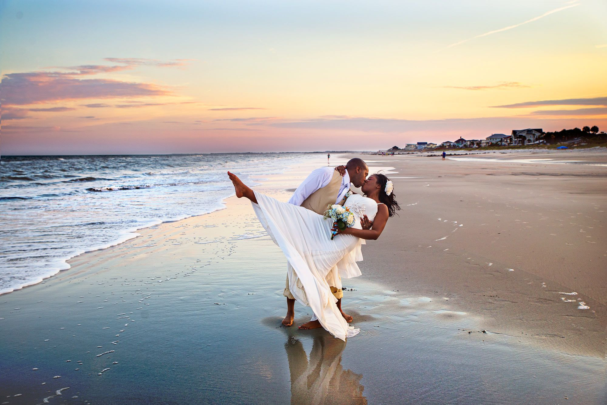 Folly Beach Weddings
 Folly Beach wedding location photography by