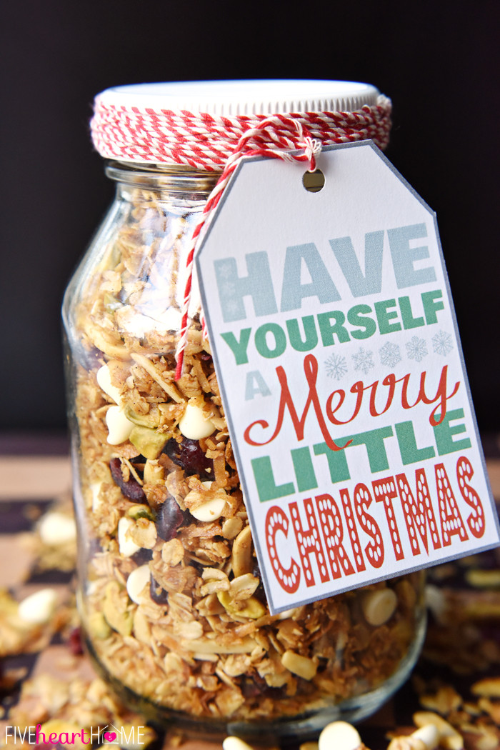 Food Christmas Gifts
 22 Mason Jar Christmas Food Gifts – Recipes for Gifts in a