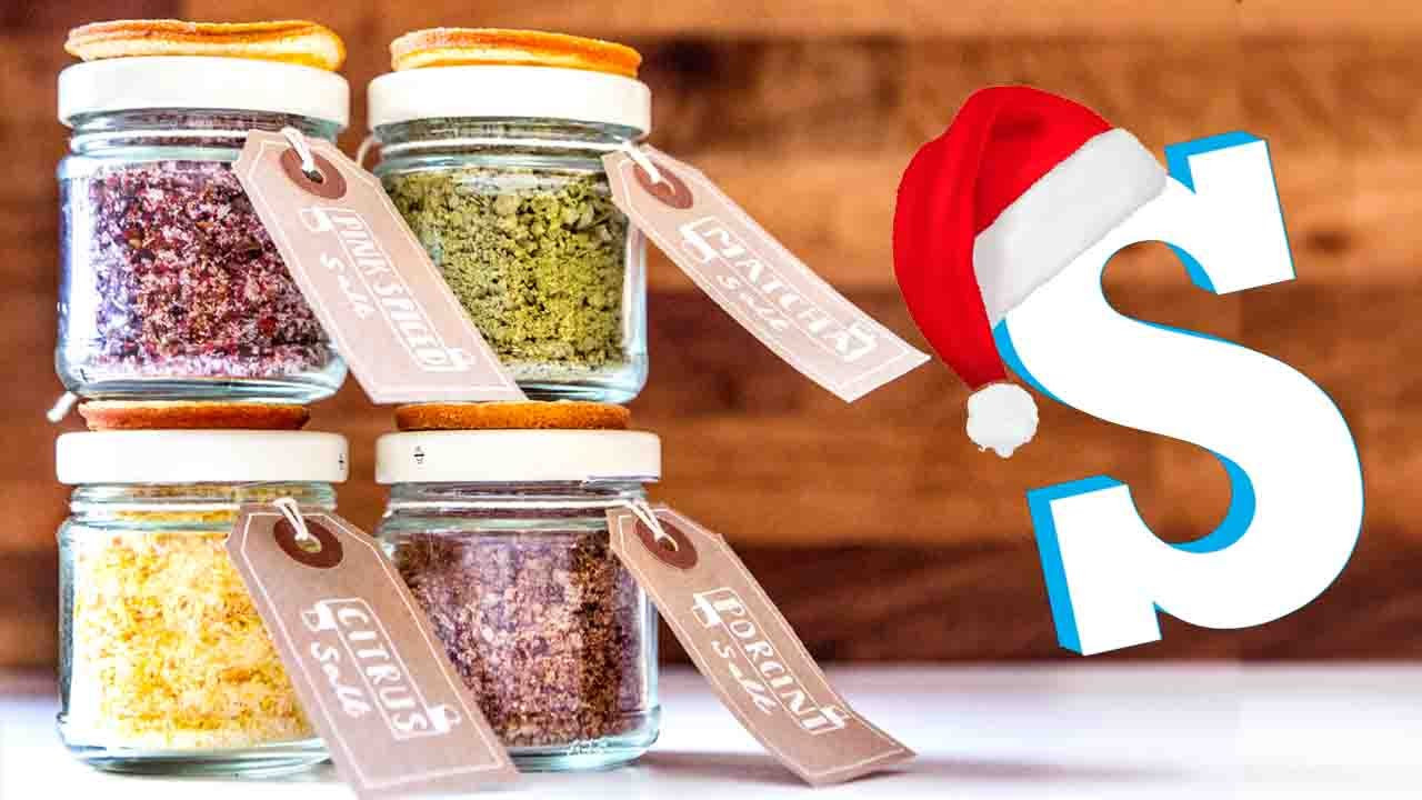 Food Christmas Gifts
 Flavoured Salts Recipe DIY Christmas Food Gifts