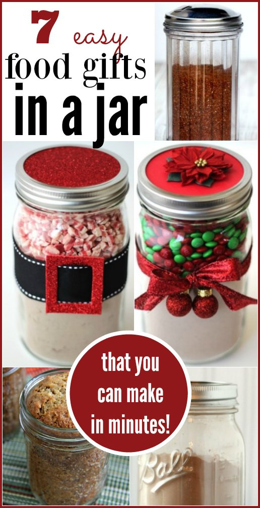 Food Christmas Gifts
 7 Quick Food Gifts in a Jar Coupon Closet