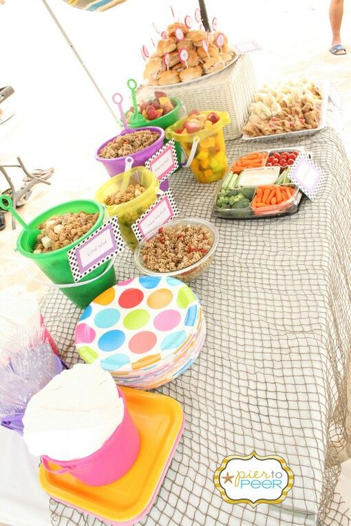 Food Ideas For A Beach Themed Party
 Beach theme party food Kelly shower