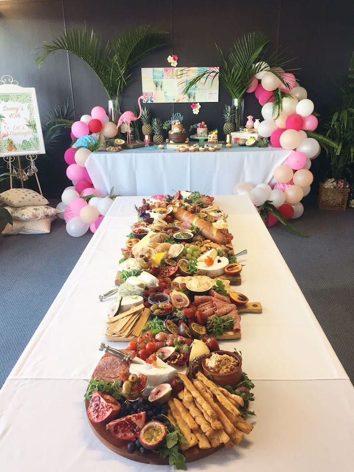 Food Party Ideas For Adults
 40th Birthday Tropical Soiree