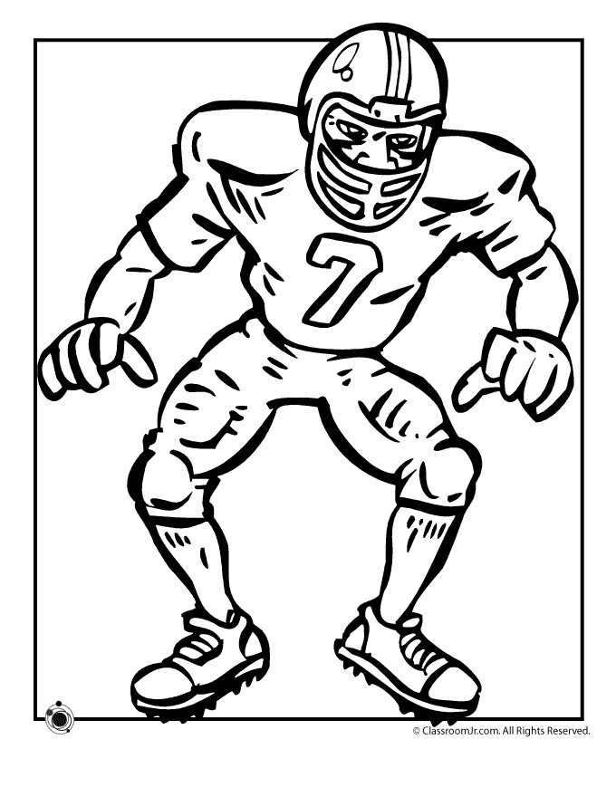 Football Coloring Pages Printable
 Football Coloring Pages