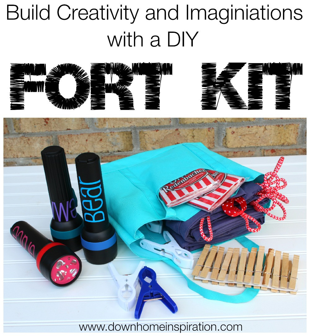 Fort Kit DIY
 Build a fun Summer with a DIY Fort Kit Down Home Inspiration