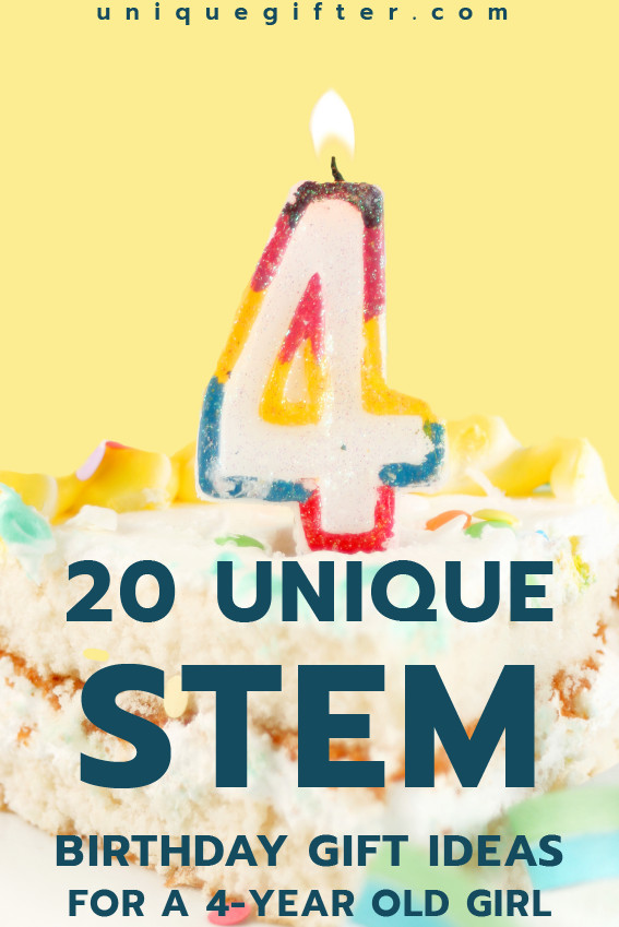 Four Year Old Birthday Party
 20 STEM Birthday Gift Ideas for a 4 Year Old Girl Unique