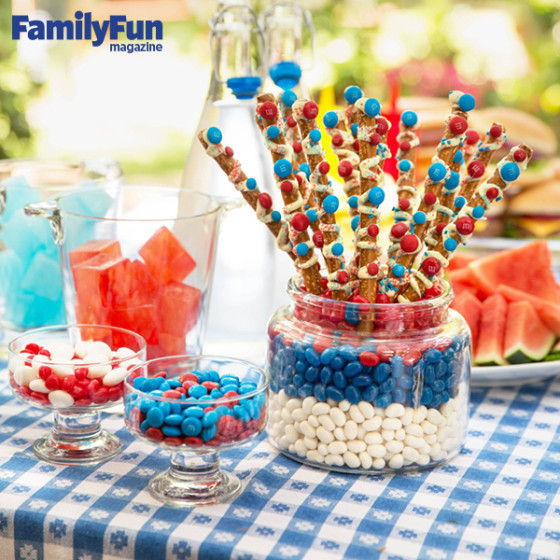 Fourth Of July Pretzels
 Tasty Fourth of July Treats from Family Fun Magazine