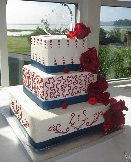 Fourth Of July Wedding Cakes
 July 4th Wedding cake 4th of July Wedding