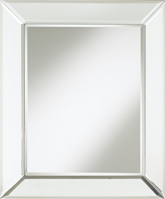 Frameless Beveled Bathroom Mirror
 Bathroom mirror borders framed pictures for bathroom