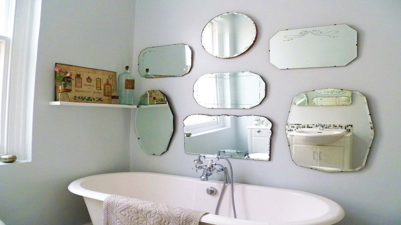 Frameless Beveled Bathroom Mirror
 round bathroom mirrors beveled bathroom mirror