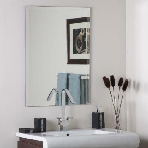 Frameless Beveled Bathroom Mirror
 Frameless Beveled Mirror