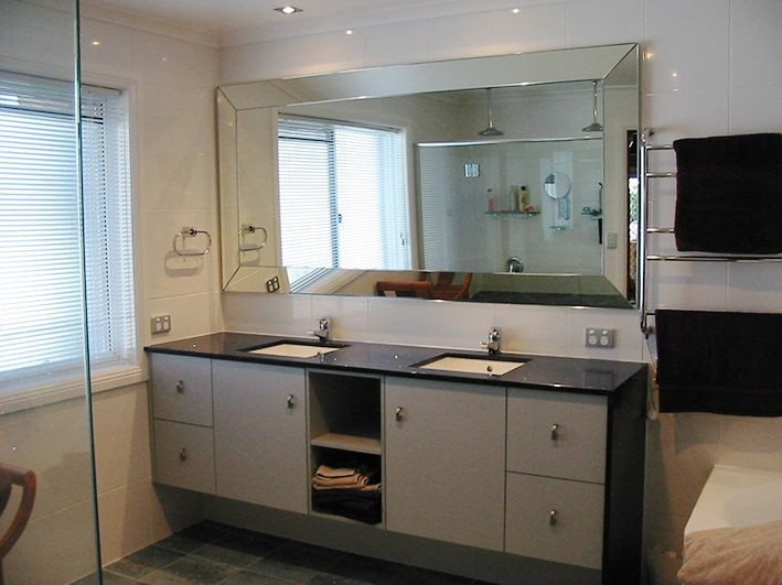 Frameless Beveled Bathroom Mirror
 mirror bathroom frameless beveled mirrors large