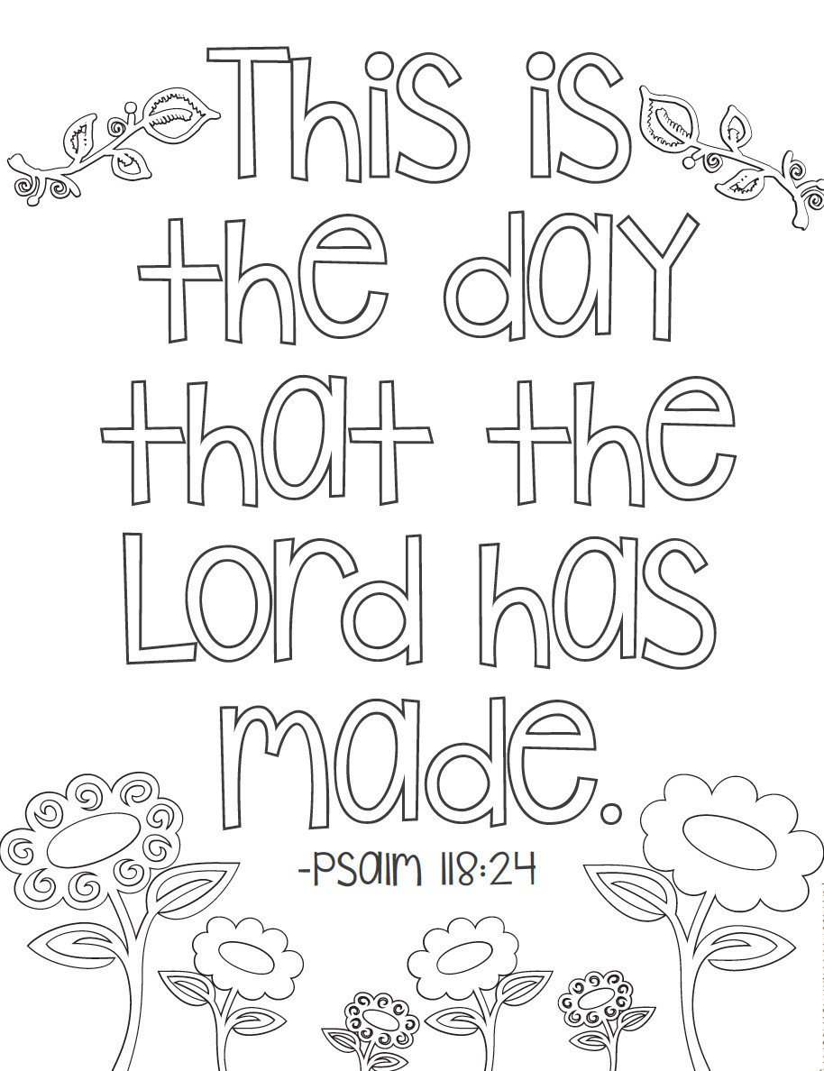 Free Bible Coloring Pages For Kids
 Free Bible Verse Coloring Pages