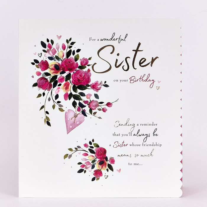 Free Birthday Cards For Sister
 Platinum Collection Birthday Card Sister Happy Birthday