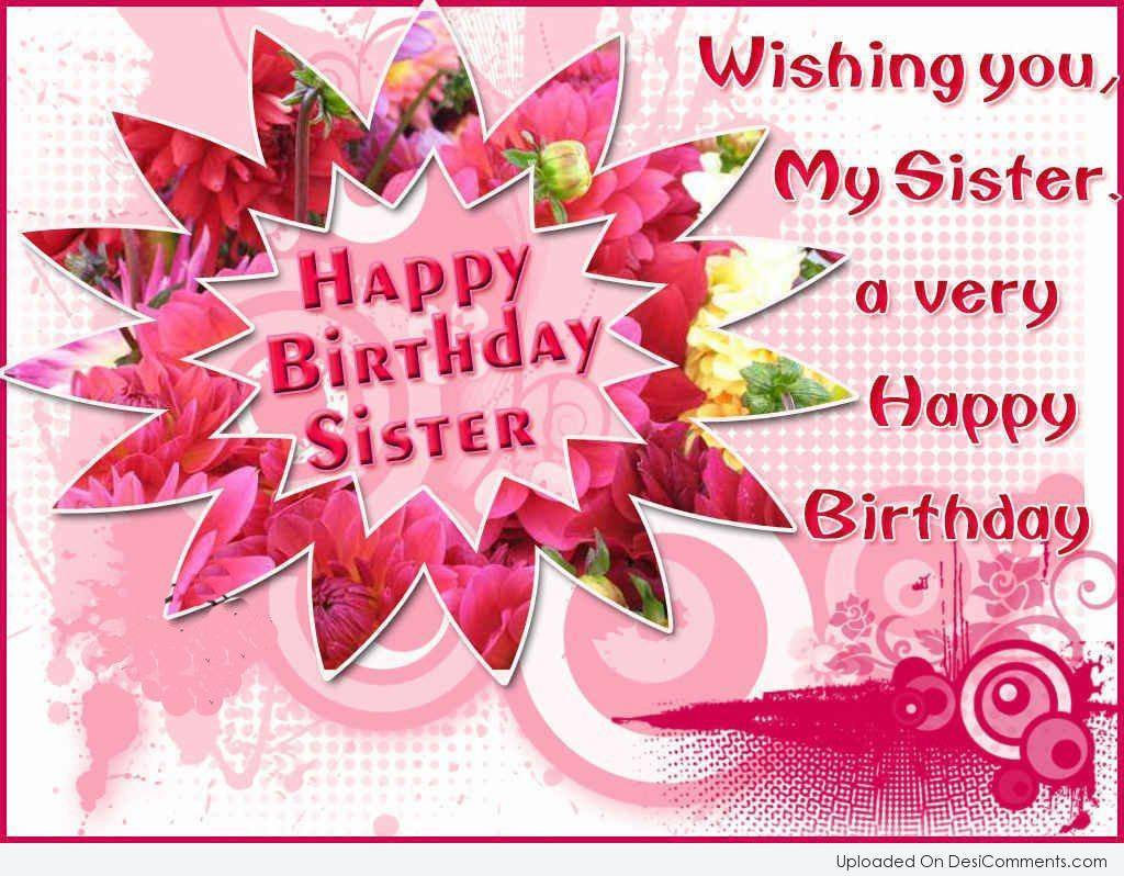 Free Birthday Cards For Sister
 Birthday Wishes for Sister Graphics for