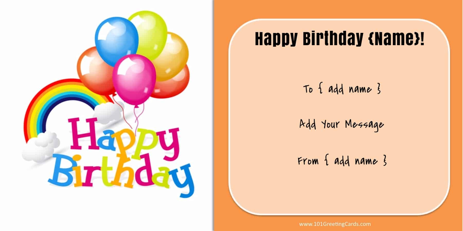 Free Birthday Greeting Cards
 Free Printable Birthday Cards