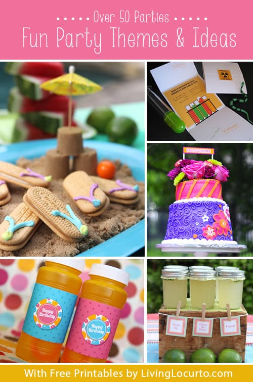 Free Birthday Party Ideas
 Birthday Party Themes DIY Ideas and Free Party Printables