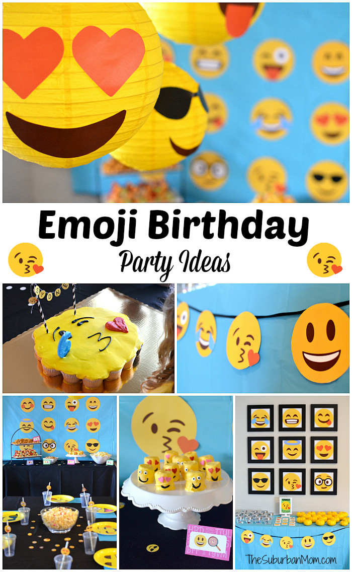Free Birthday Party Ideas
 Emoji Birthday Party Ideas Free Printables Decorations