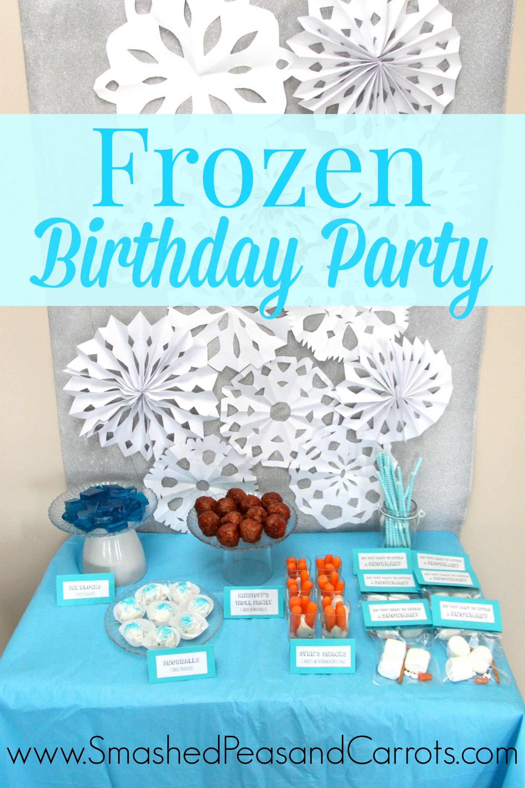 Free Birthday Party Ideas
 Eloise s Frozen Birthday Party with FREE Printables