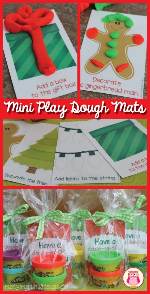 Free Christmas Gifts For Children
 Christmas Play Dough Mats A Holiday Gift for Kids [free