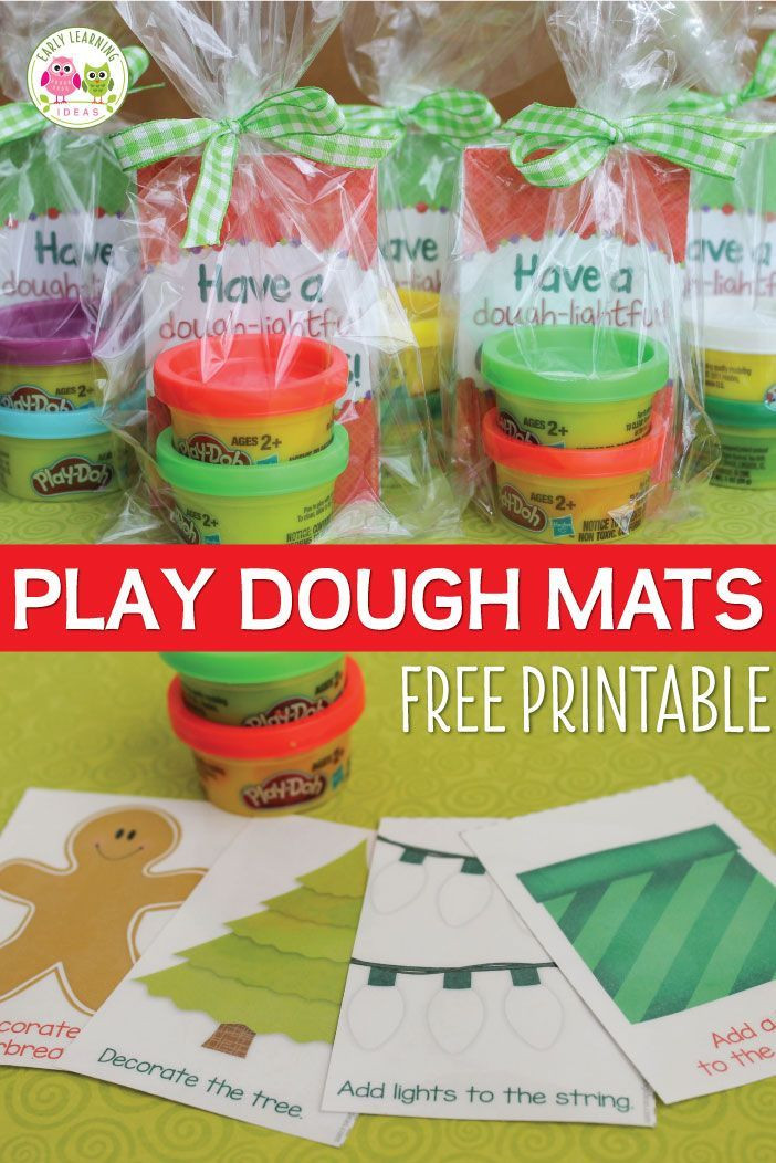Free Christmas Gifts For Children
 The Best Gift for Your Class Christmas Play Dough Mats