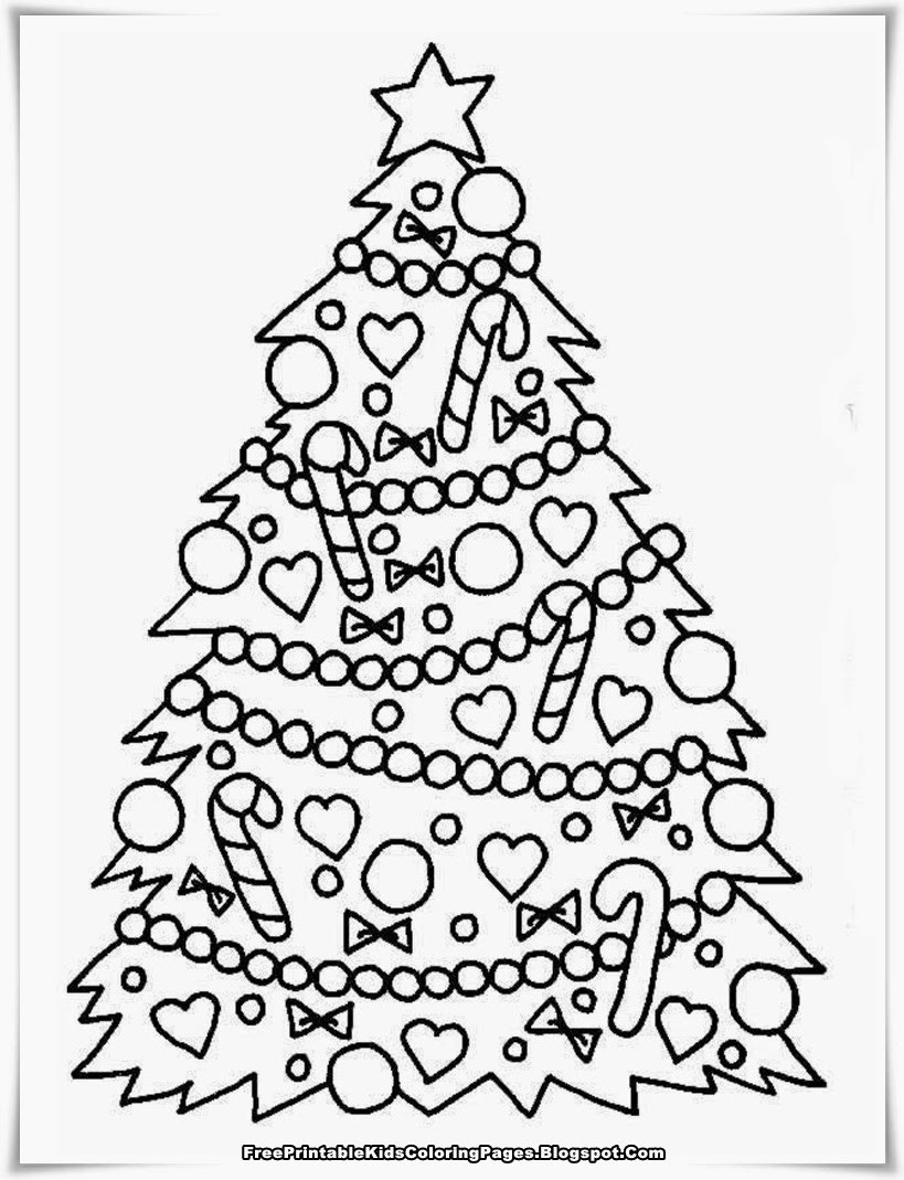 Free Christmas Printable Coloring Pages
 Free Printable Christmas Coloring Pages